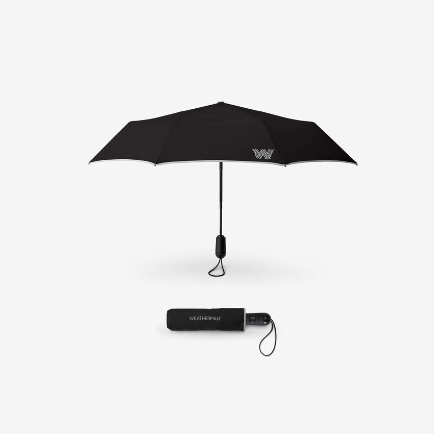 Travel Umbrella, Black, hi-res