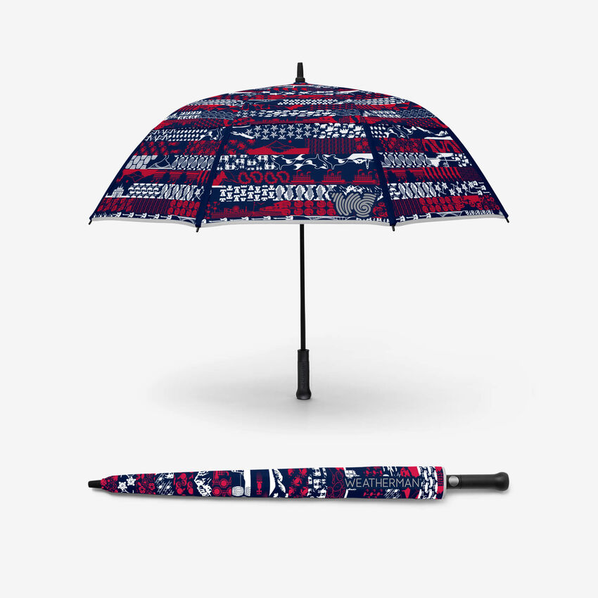 United Folds of Honor Stick Umbrella, , hi-res