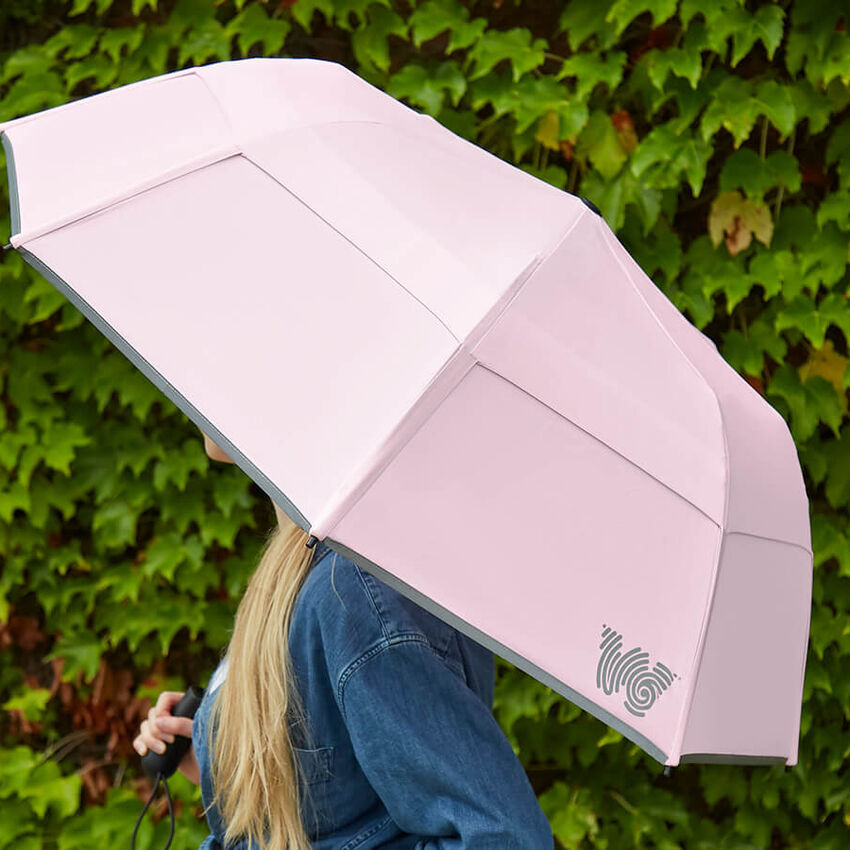 Collapsible Umbrella, Pink, hi-res