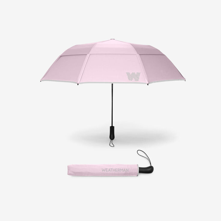 Collapsible Umbrella, Pink, hi-res