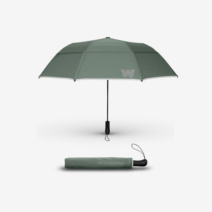 Collapsible Umbrella, Sage, hi-res