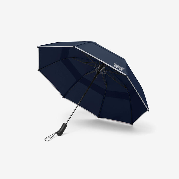 Collapsible Umbrella, Navy, hi-res