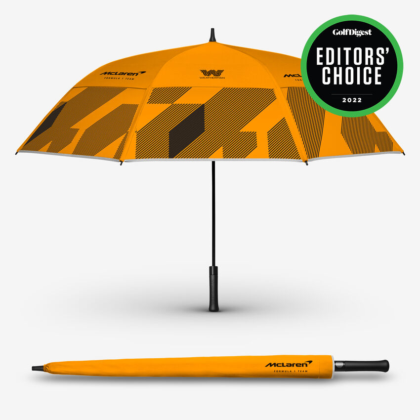 McLaren Golf Umbrella Papaya