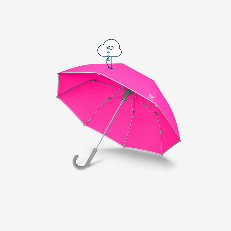 Kids Umbrella, Neon Pink, hi-res