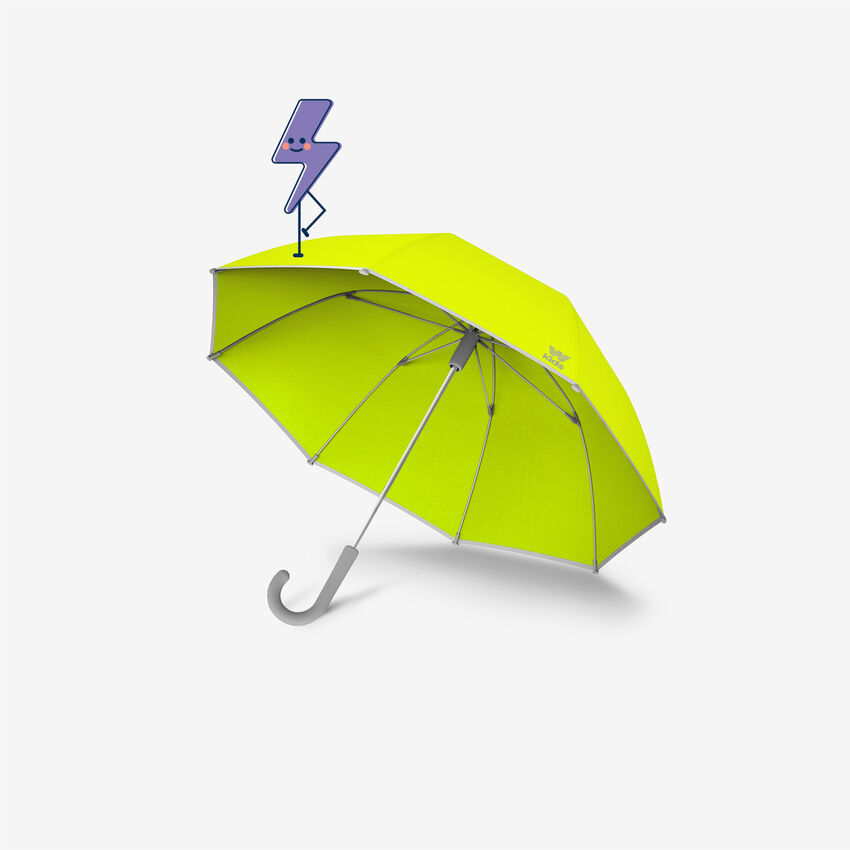 Kids Umbrella, Neon Yellow, hi-res