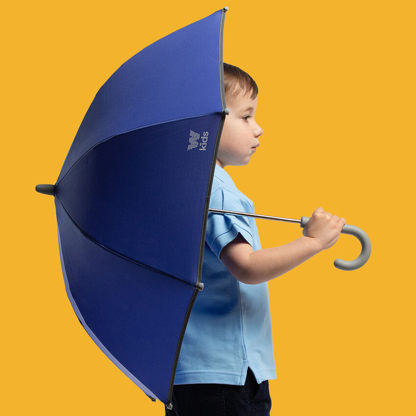 Kids Umbrella, Cobalt, medium