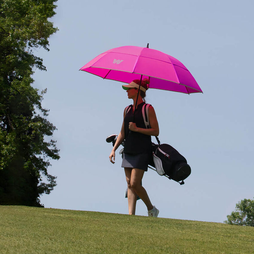 Golf Lite Umbrella, Neon Pink, medium