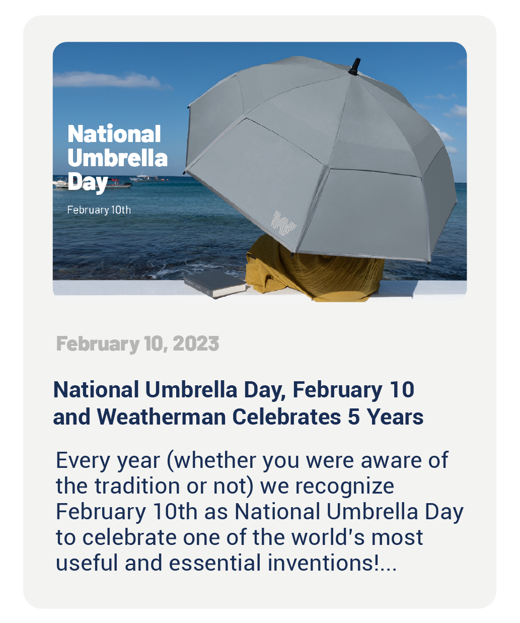 National Umbrella Day Post